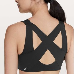 LULULEMON Enlite Bra Zip in front Black